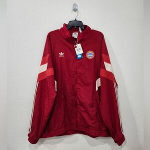 Adidas Originals FC Bayern Munich Men’s Track Top Woven Jacket IS6508 Size 2XL